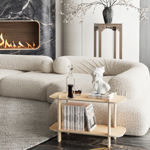 Sutana Yan Sehpa ve Mini Kitaplık - L Koltuk Tamamlayıcı resmi